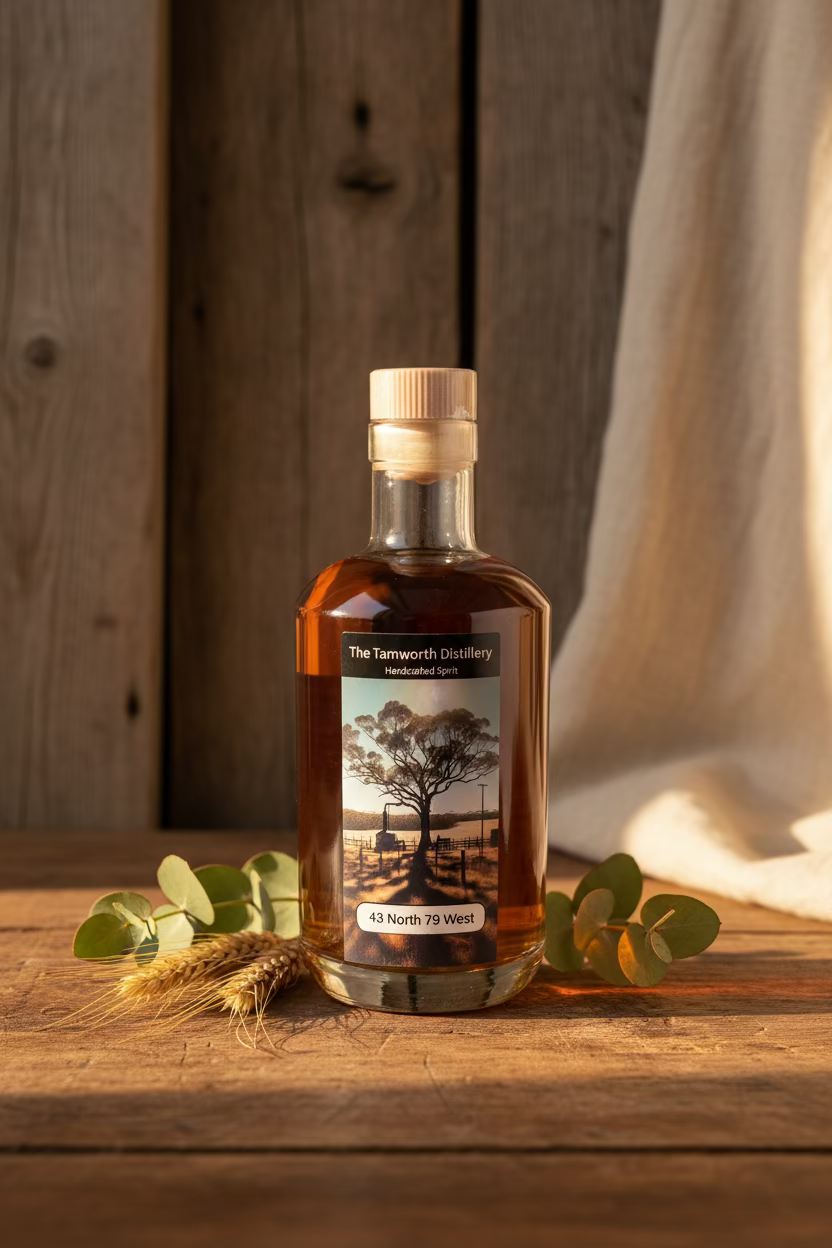Bottle of The Tamworth Distillery liquor