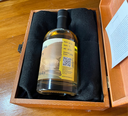 The last bottle of our first release Single Malt Whisky. Bottle #2 of 20.